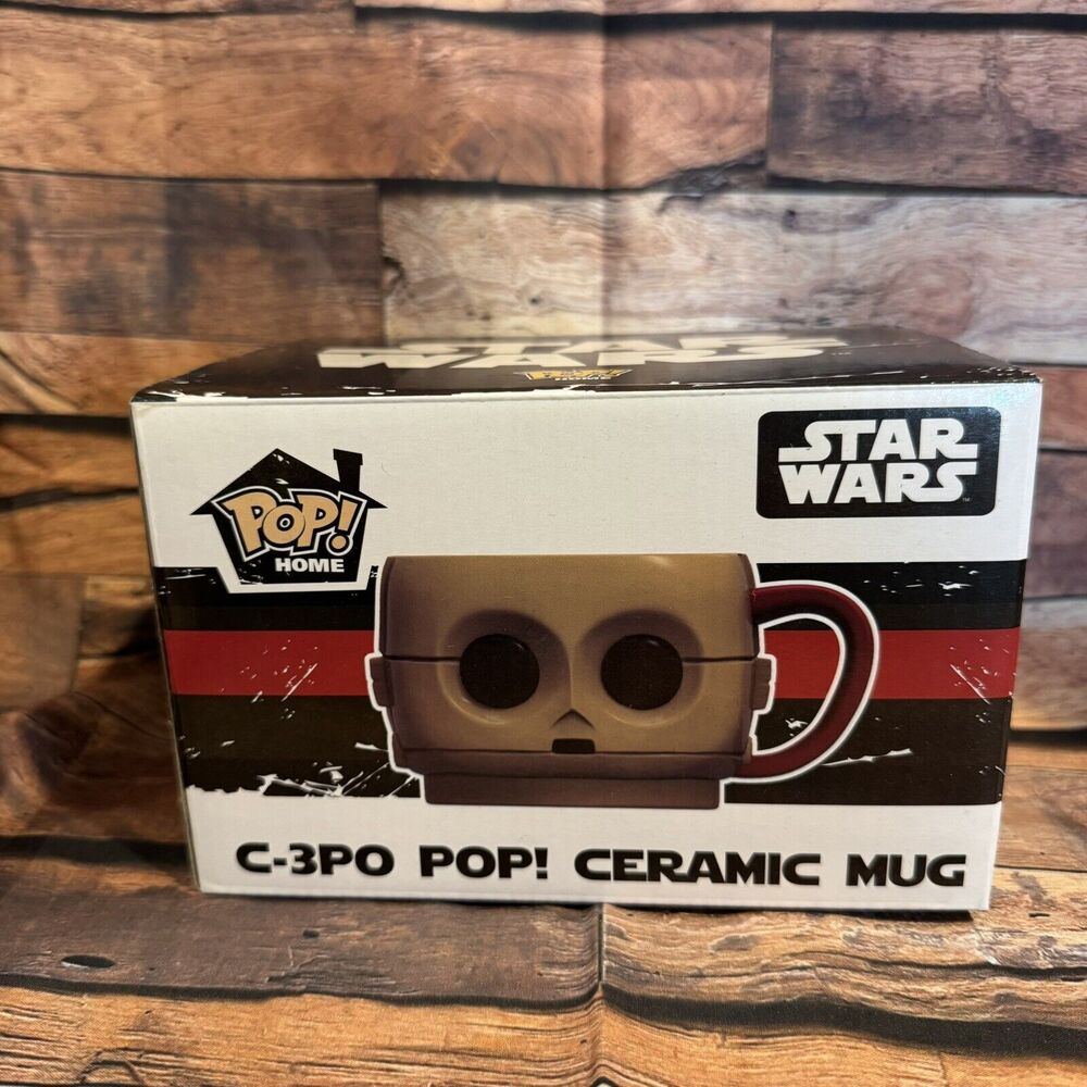 Funko Home C3PO Star Wars Pop! Ceramic Coffee Mug Tea Smugglers Bounty Exclusive
